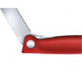 Nóż Victorinox Swiss Classic 6.7831.FB ząbkowany, czerwony, składany Nóż Victorinox Swiss Classic 6.7831.FB ząbkowany, czerwony, składany
