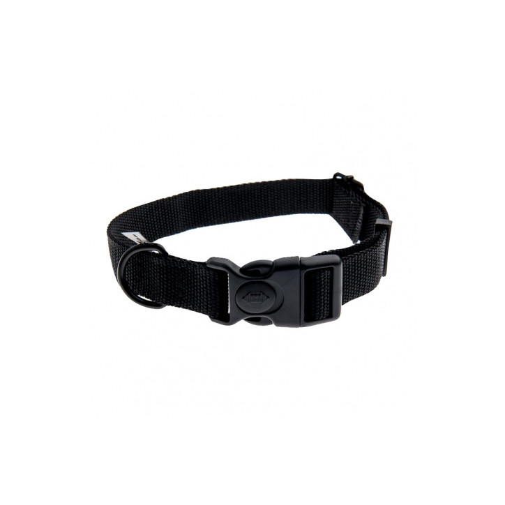 Obroża z taśmy 4wild.eu 20 mm 25-35 cm czarna