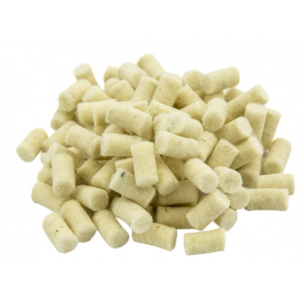 Przecieraki filcowe kal. 5,5 mm 100 szt. Przecieraki filcowe kal. 5,5 mm 100 szt.