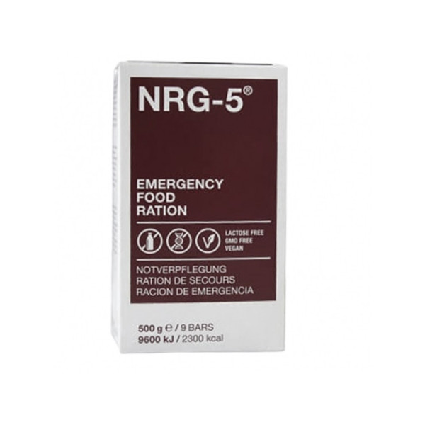 Racje żywnościowe NRG-5 500 g 2300 kcal Racje żywnościowe NRG-5 500 g 2300 kcal