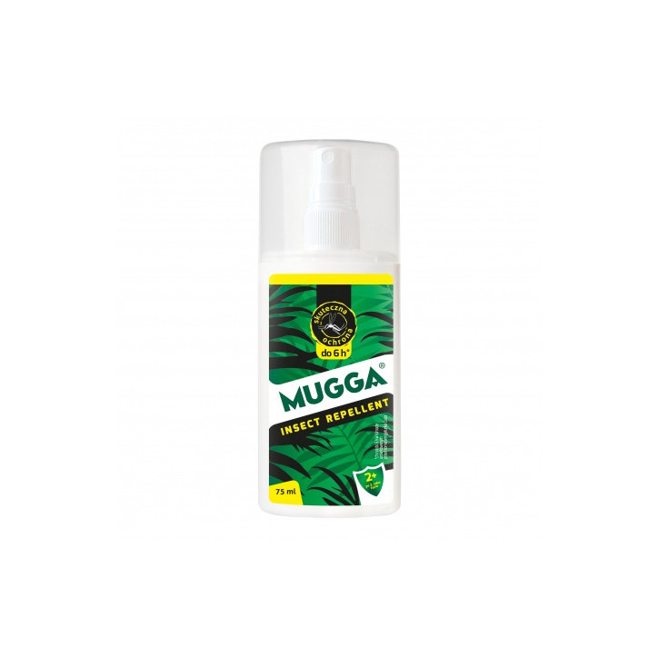 Spray owadobójczy Mugga 9,5% DEET 75 ml - Skuteczna ochrona przed insektami