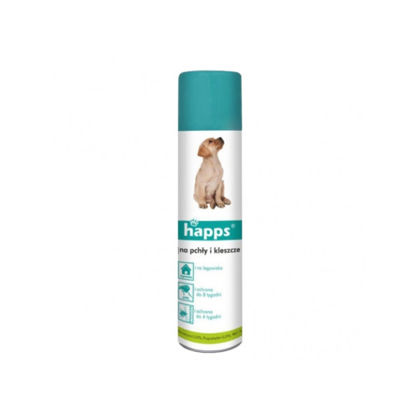 Spray Happs na pchły i kleszcze 250 ml Spray Happs na pchły i kleszcze 250 ml