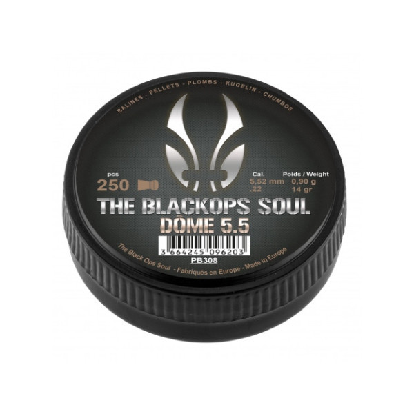 Śrut Black Ops Dome 5,52 mm 250 szt. Śrut Black Ops Dome 5,52 mm 250 szt.