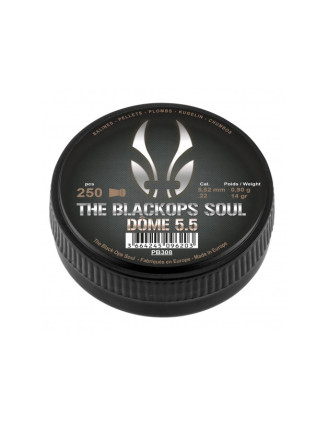 Śrut Black Ops Dome 5,52 mm 250 - Francja, gwintowana lufa, zaokrąglona główka