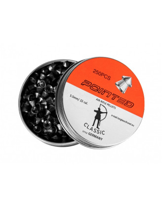 Śrut diabolo Classic Pointed Boxer 5,5 mm - doskonały wybór dla precyzyjnych strzałów (60 characters)