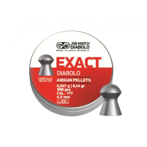 Śrut diabolo JSB Exact 4,51/500
Śrut diabolo JSB Exact 4,51/500