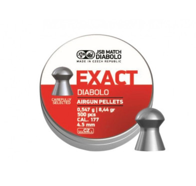 Śrut diabolo JSB Exact 4,52/500 - najlepszy wybór w kalibrze 4,5mm!