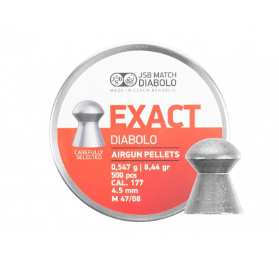Śrut diabolo JSB Exact 4,53 mm - Precyzja w puszce 500 szt.