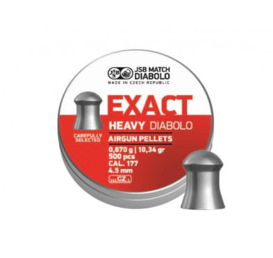 Śrut diabolo JSB Exact Heavy - idealny dla celności!