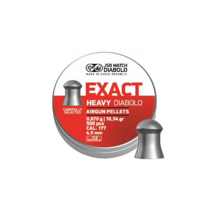 Śrut diabolo JSB Exact Heavy - idealny dla celności!
