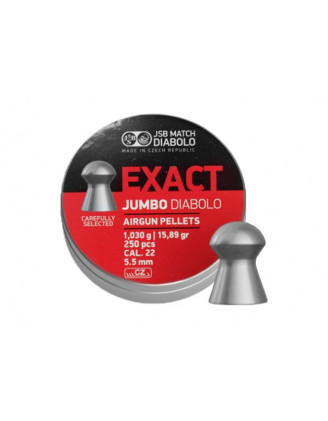 Śrut diabolo JSB Exact Jumbo 5,51/250 - Wyjątkowa precyzja i skuteczność