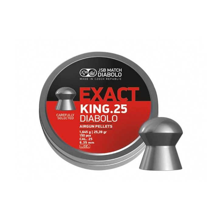 Śrut diabolo JSB Exact King 6,35 - idealny wybór!