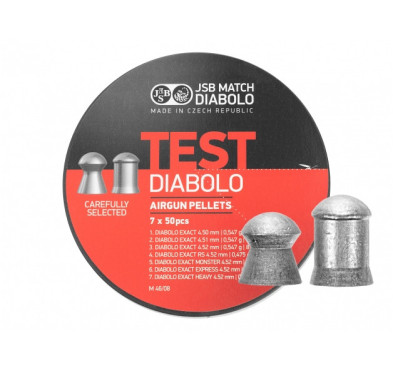 Śrut diabolo JSB Exact Test LG 4,5 mm - precyzyjne kulki do celu (60 znaków)