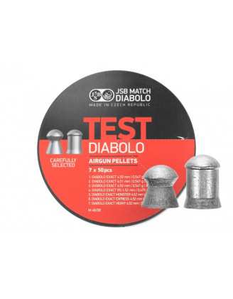 Śrut diabolo JSB Exact Test LG 4,5 mm - precyzyjne kulki do celu (60 znaków)