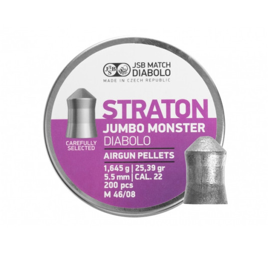Diabolo JSB Jumbo Monster Straton 5,51 mm - Premiumowy śrut 5,5 mm