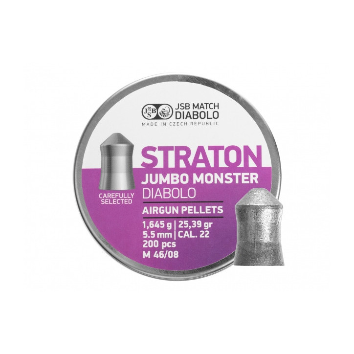 Diabolo JSB Jumbo Monster Straton 5,51 mm - Premiumowy śrut 5,5 mm