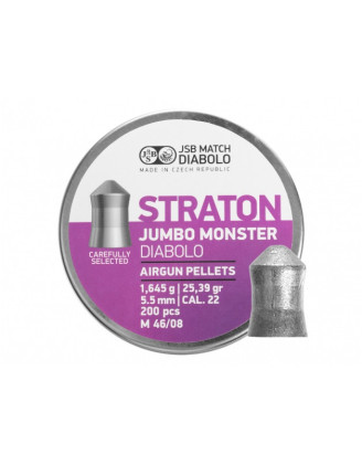 Diabolo JSB Jumbo Monster Straton 5,51 mm - Premiumowy śrut 5,5 mm