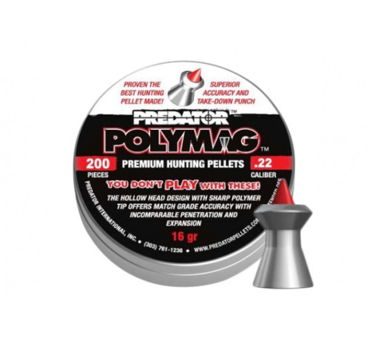 Śrut diabolo JSB Polymag Predator 5,50/200 - doskonała precyzja i skuteczność
