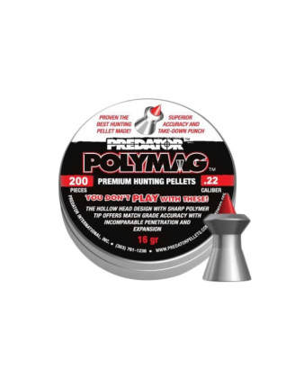 Śrut diabolo JSB Polymag Predator 5,50/200 - doskonała precyzja i skuteczność