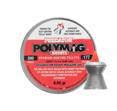 Śrut diabolo JSB Polymag Short 4,5 mm - doskonała precyzja (60 characters)