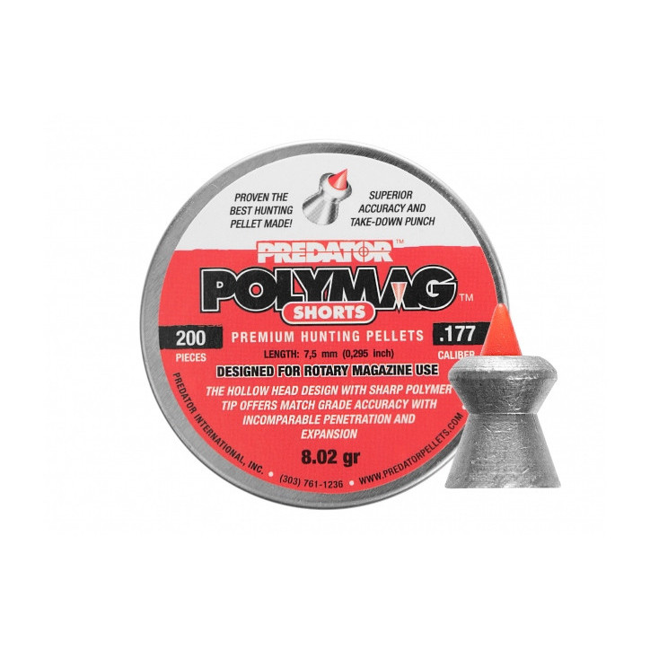 Śrut diabolo JSB Polymag Short 4,5 mm - doskonała precyzja (60 characters)