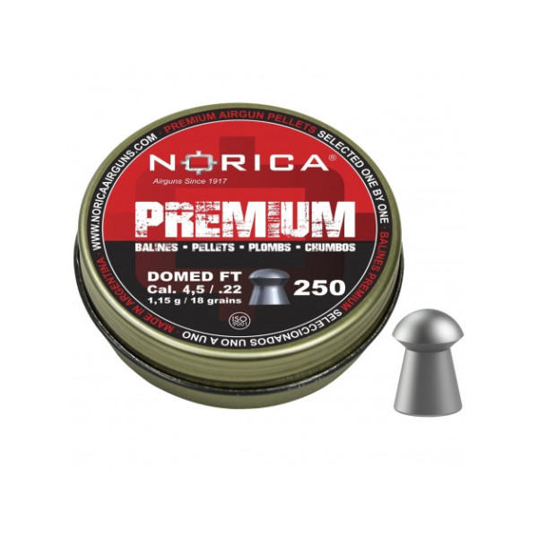 Śrut Norica Domed Premium FT 4,5 mm 500 szt. Śrut Norica Domed Premium FT 4,5 mm 500 szt.