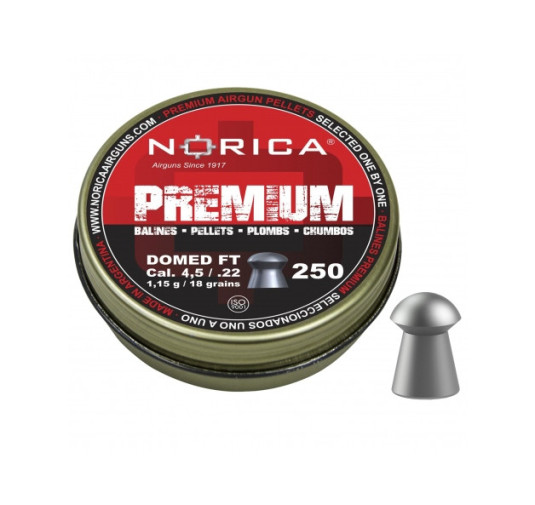 Śrut Norica Domed Premium FT 4,5 mm - wysoka jakość, precyzja i skuteczność!
