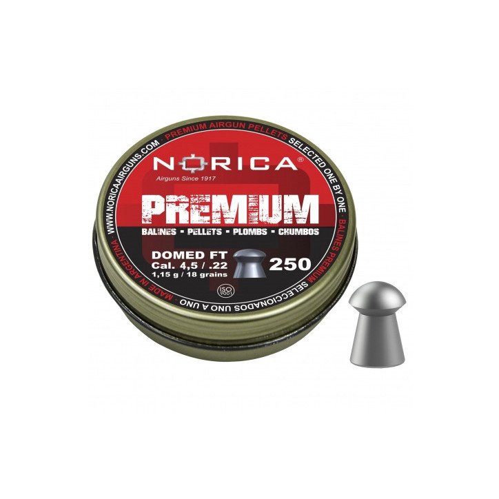 Śrut Norica Domed Premium FT 4,5 mm - wysoka jakość, precyzja i skuteczność!