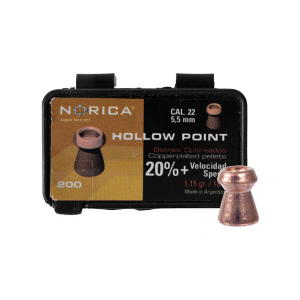 Śrut Norica Hollow Point 5,5 mm 200 szt. Śrut Norica Hollow Point 5,5 mm 200 szt.