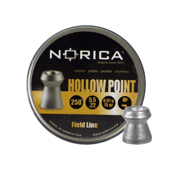Śrut Norica Hollow Point 5,5 mm 250 szt. Śrut Norica Hollow Point 5,5 mm 250 szt.