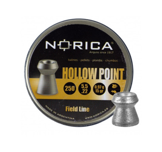 Śrut Norica Hollow Point 5,5 mm - 250 szt. Najlepszy wybór dla celnego strzału!