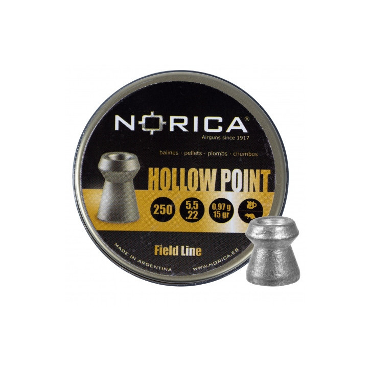 Śrut Norica Hollow Point 5,5 mm - 250 szt. Najlepszy wybór dla celnego strzału!