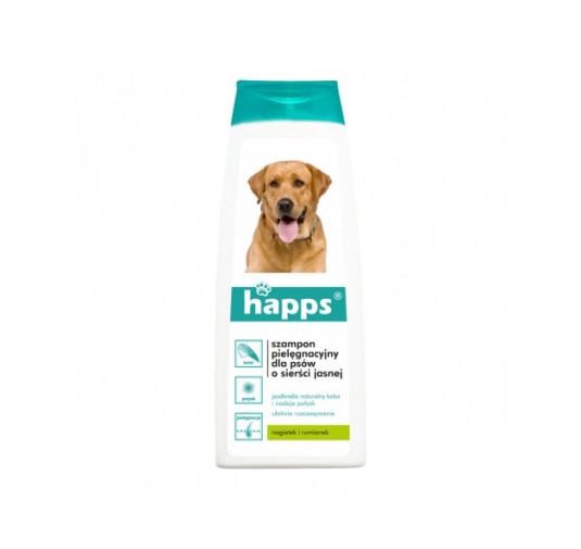 Szampon Happs dla psów o jasnej sierści - tylko 200 ml!