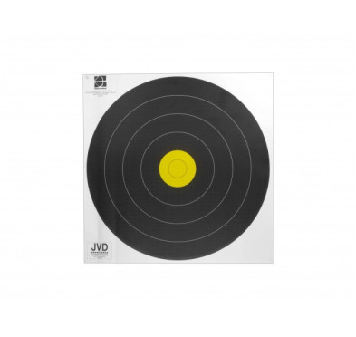 Tarcza papierowa 60 cm JVD FIELD WA czarna - idealna dla treningów strzeleckich!