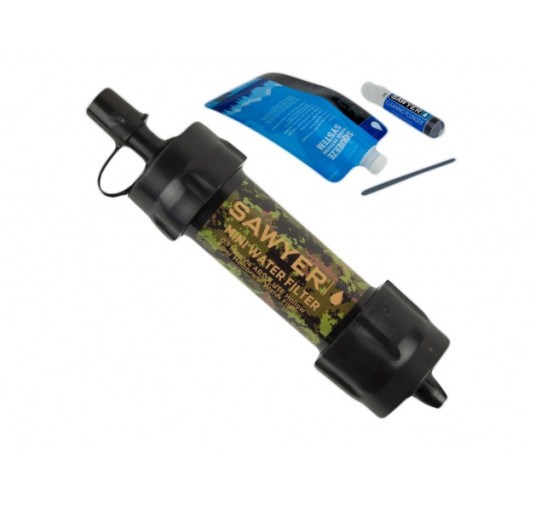 Filtr Sawyer Mini SP107 kamuflaż - doskonałe filtrowanie wody