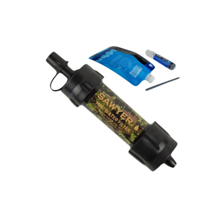 Filtr Sawyer Mini SP107 kamuflaż - doskonałe filtrowanie wody