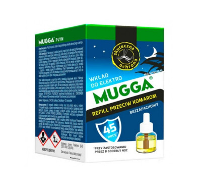 Wkład do elektrofumigatora Mugga 45 nocy 35ml - skuteczne środki na owady