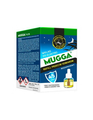 Wkład do elektrofumigatora Mugga 45 nocy 35ml - skuteczne środki na owady