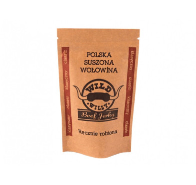 Soczysta wołowina BBQ Wild Willy - 30 g, Polski producent