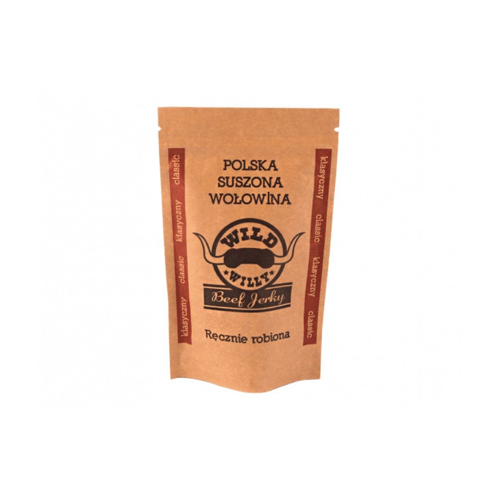 Soczysta wołowina BBQ Wild Willy - 30 g, Polski producent