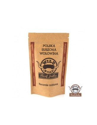 Suszone wołowina z ostrą papryką - Wild Willy, przekąska 30g