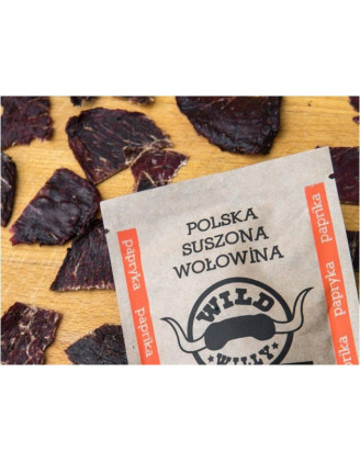 Przekąska Wołowina suszona Wild Willy - polska jakość, bezglutenowa!