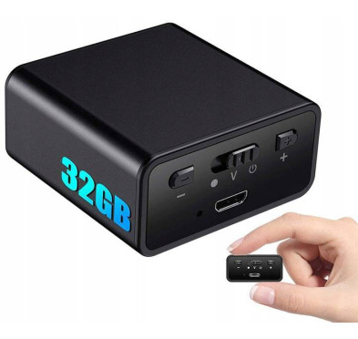 Podsłuch Q65 Detekcja + Magnes USB / 32GB - Słuchawka Szpiegowska!