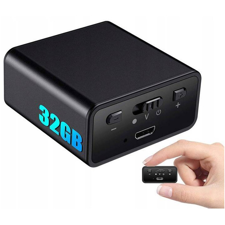 Podsłuch Q65 Detekcja + Magnes USB / 32GB - Słuchawka Szpiegowska!
