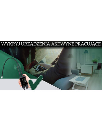 Wykrywacz podsłuchów i GPS MD8000 ( Pluskwy, lokalizatory oraz kamery WI-FI )