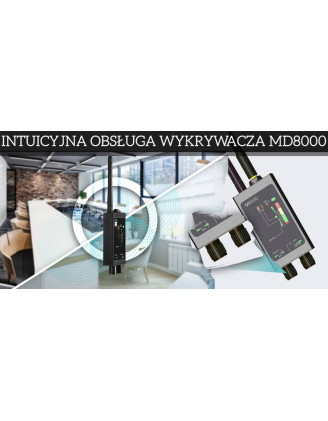 Wykrywacz podsłuchów i GPS MD8000 ( Pluskwy, lokalizatory oraz kamery WI-FI )