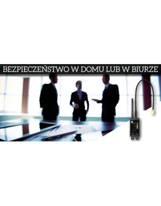 Wykrywacz podsłuchów i GPS MD8000 ( Pluskwy, lokalizatory oraz kamery WI-FI )