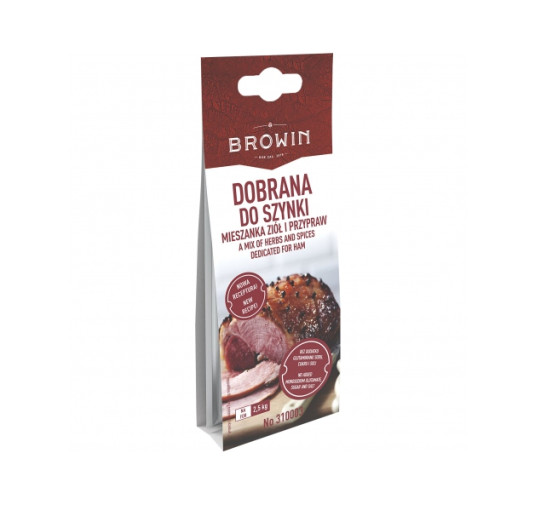 Mieszanka ziół i przypraw do szynki Browin - idealna kompozycja smaków