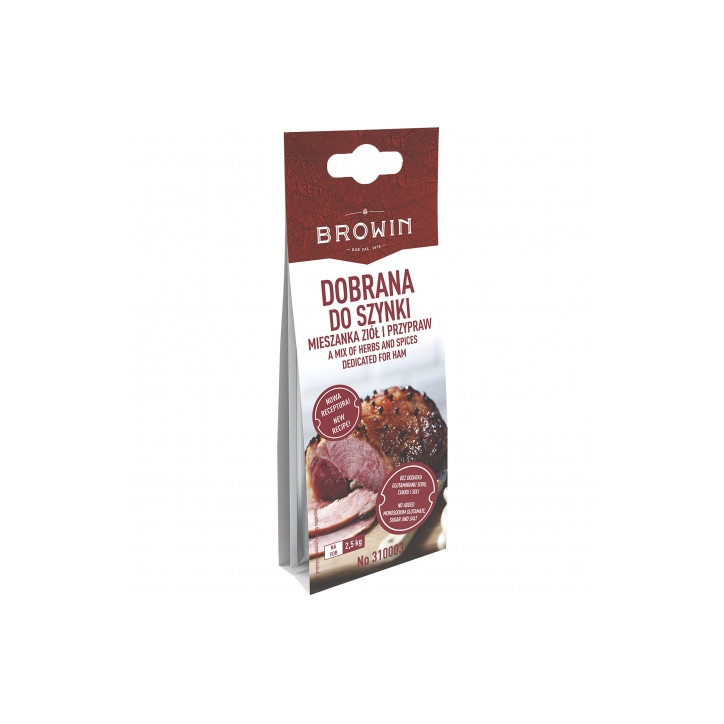 Mieszanka ziół i przypraw do szynki Browin - idealna kompozycja smaków