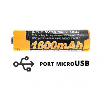 Akumulator Fenix USB ARB-L14U - 1600 mAh, 1,5 V | Skuteczność, bezpieczeństwo